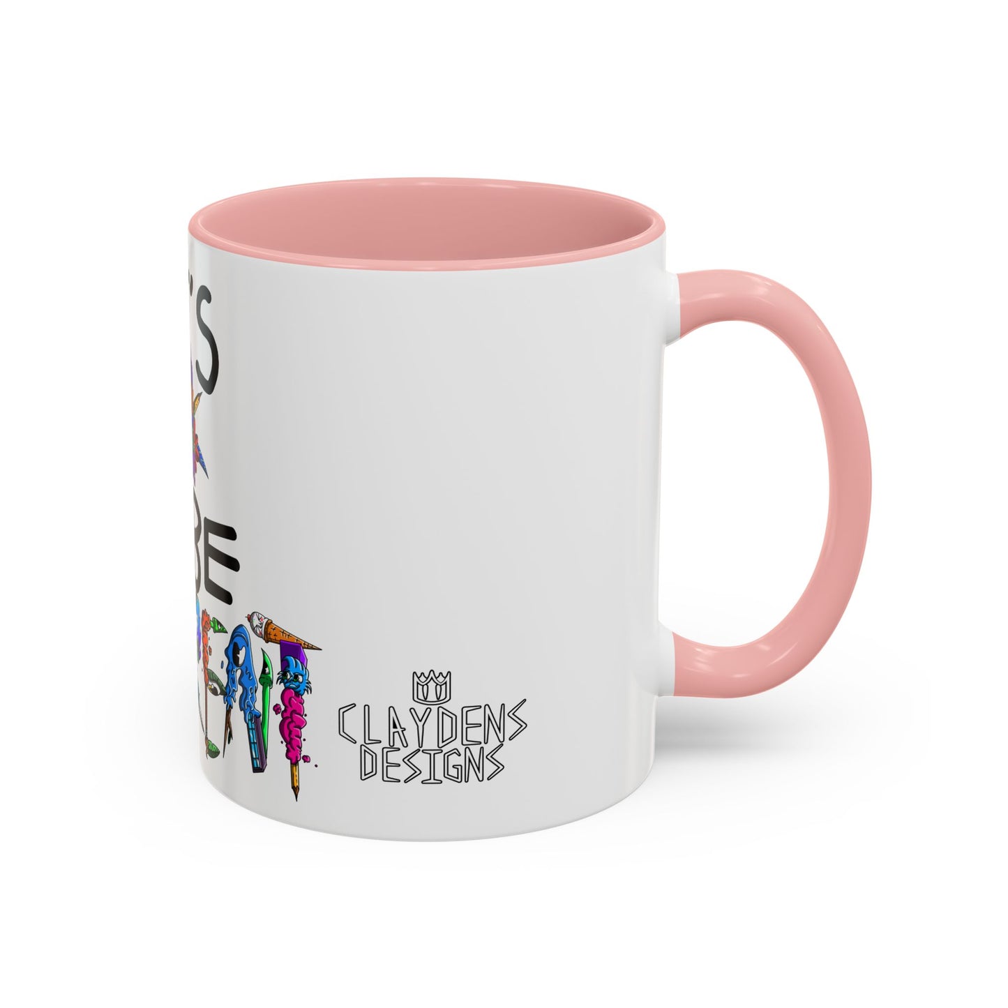 Accent Coffee Mug-Doodle It's OK to be Different