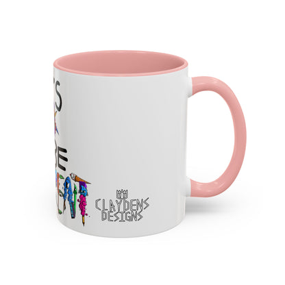 Accent Coffee Mug-Doodle It's OK to be Different