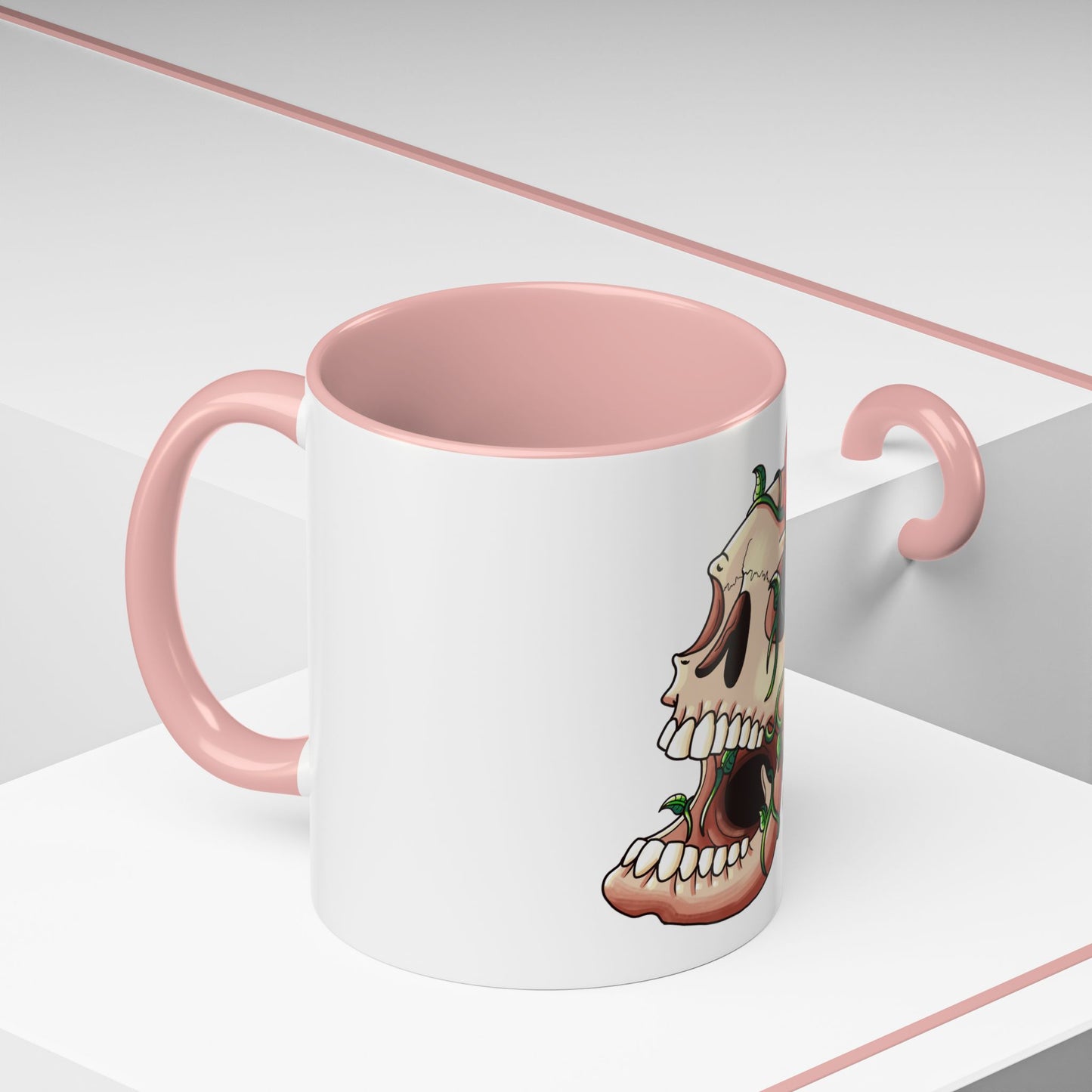 Accent Coffee Mug-Skull design
