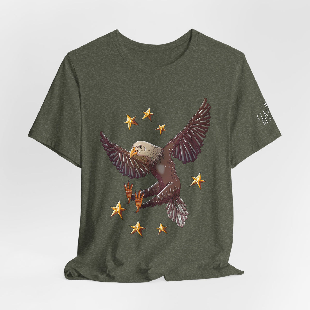 Unisex Jersey Short Sleeve Tee- Eagle