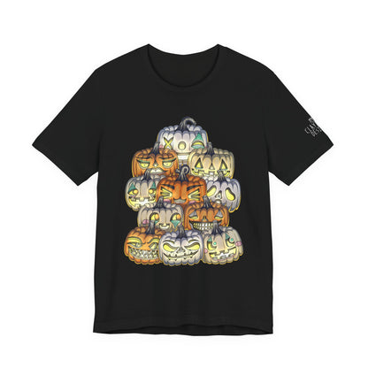 Halloween Pumpkin Unisex Jersey Short Sleeve Tee