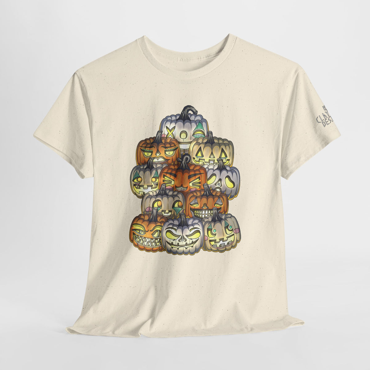 Halloween Pumpkin Unisex Heavy Cotton Tee