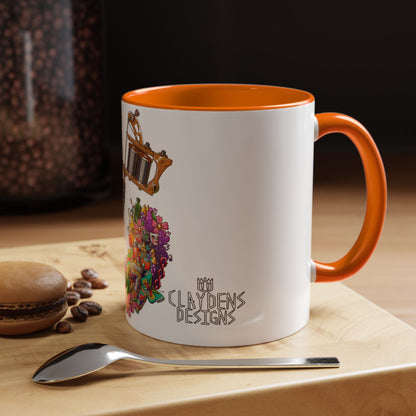 Accent Coffee Mug-Doodle Tattoo