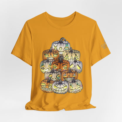 Halloween Pumpkin Unisex Jersey Short Sleeve Tee