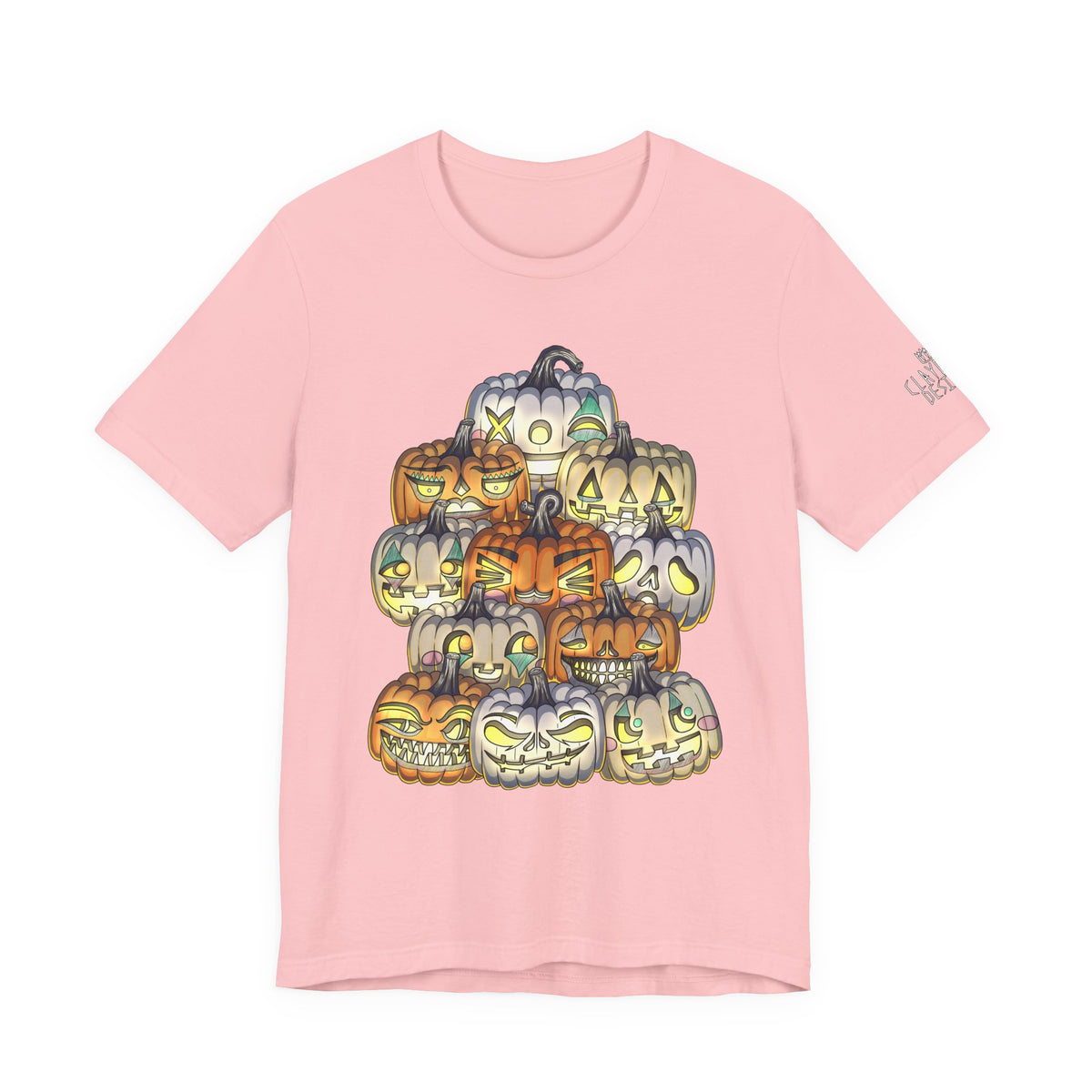 Halloween Pumpkin Unisex Jersey Short Sleeve Tee