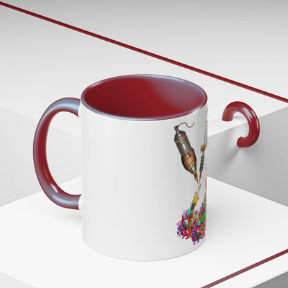 Accent Coffee Mug-Doodle Tattoo