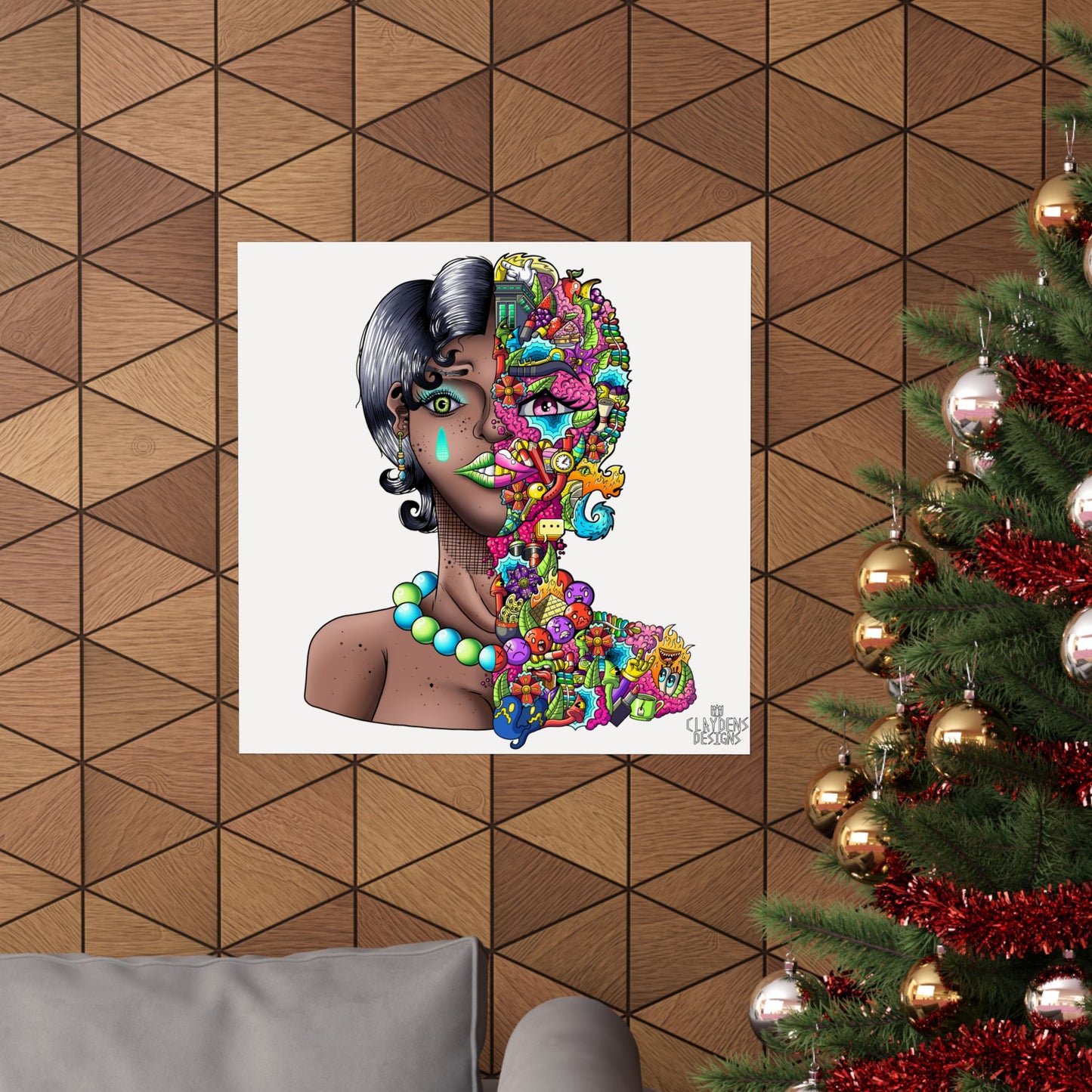Doodle Girl Poster