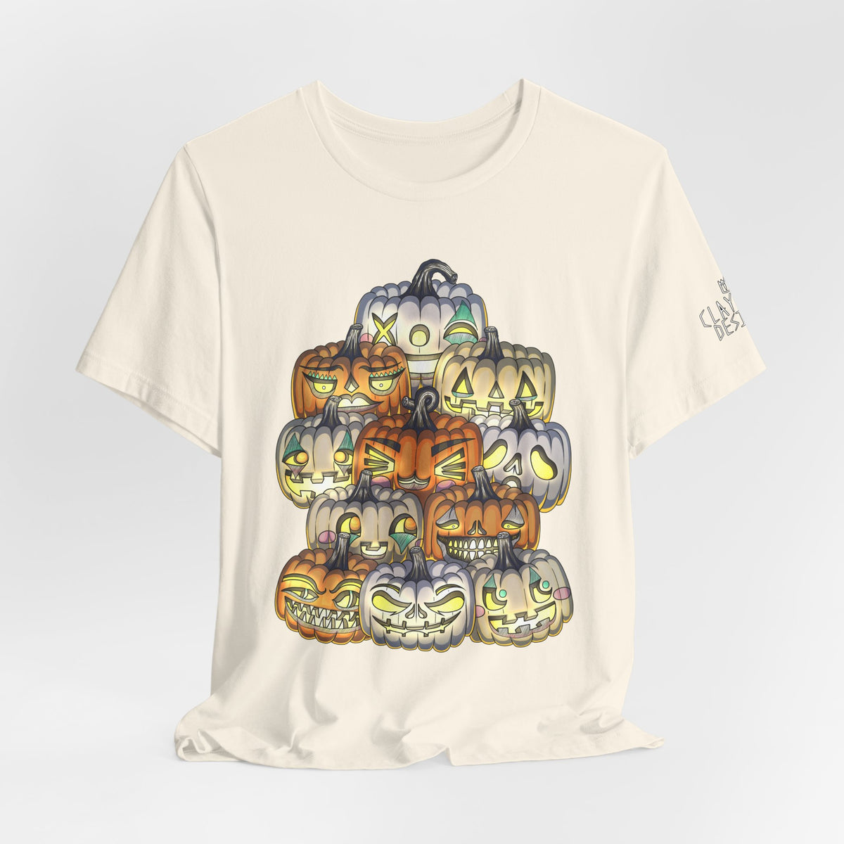 Halloween Pumpkin Unisex Jersey Short Sleeve Tee