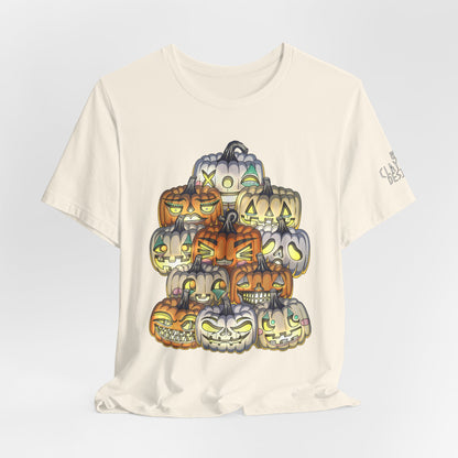 Halloween Pumpkin Unisex Jersey Short Sleeve Tee