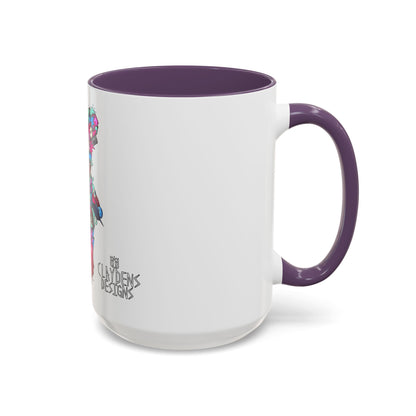 Accent Coffee Mug-Doodle Teddy
