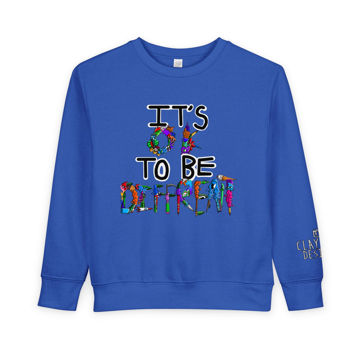 Toddler Sweatshirt-It's OK to be Different
