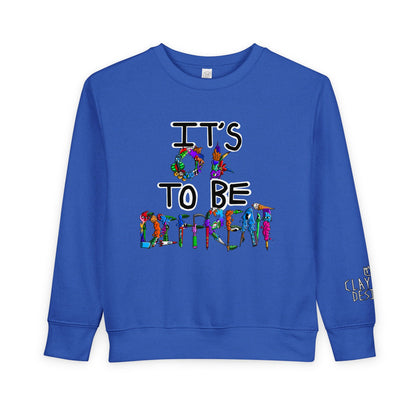 Toddler Sweatshirt-It's OK to be Different