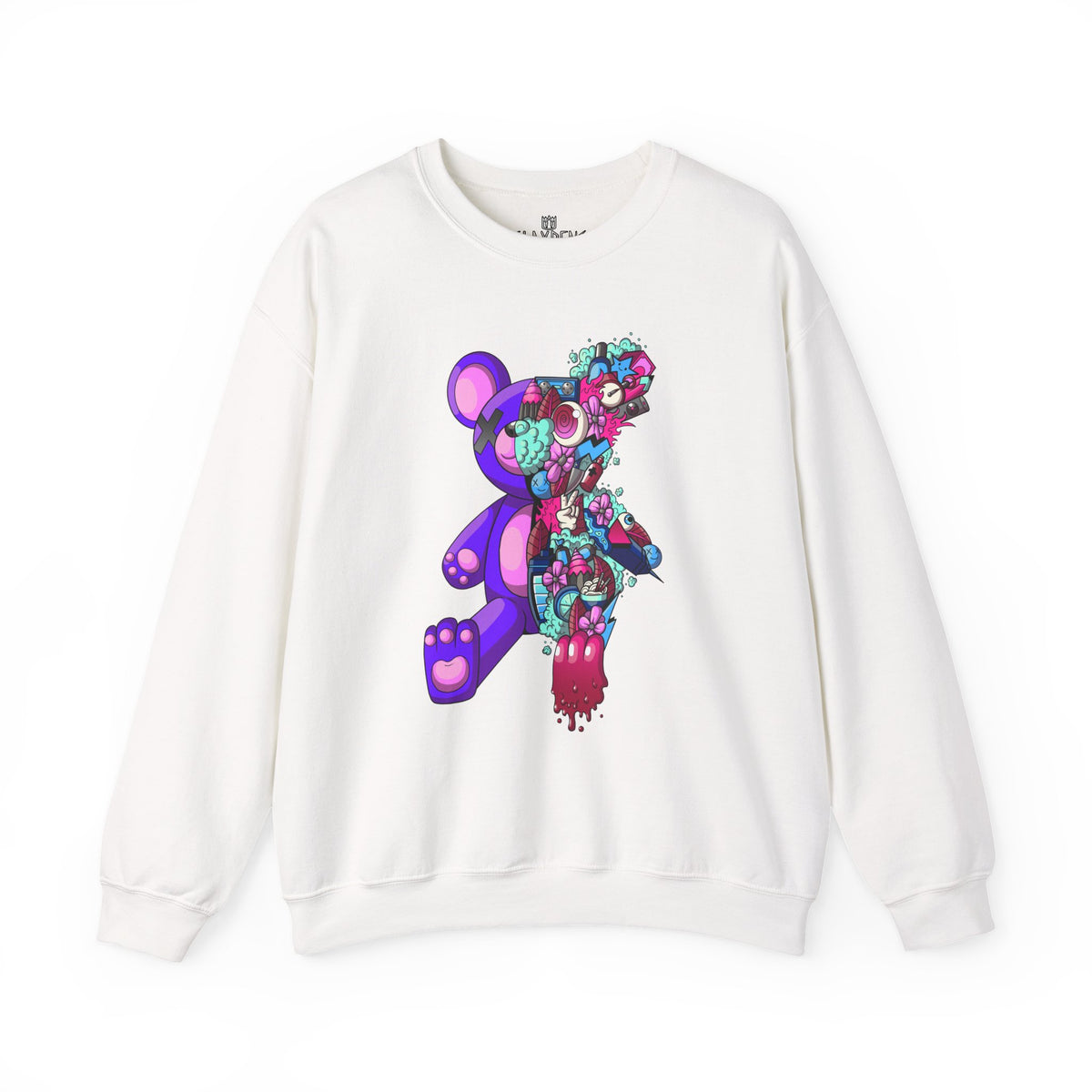 Unisex Heavy Blend™ Crewneck Sweatshirt-Doodle Teddie