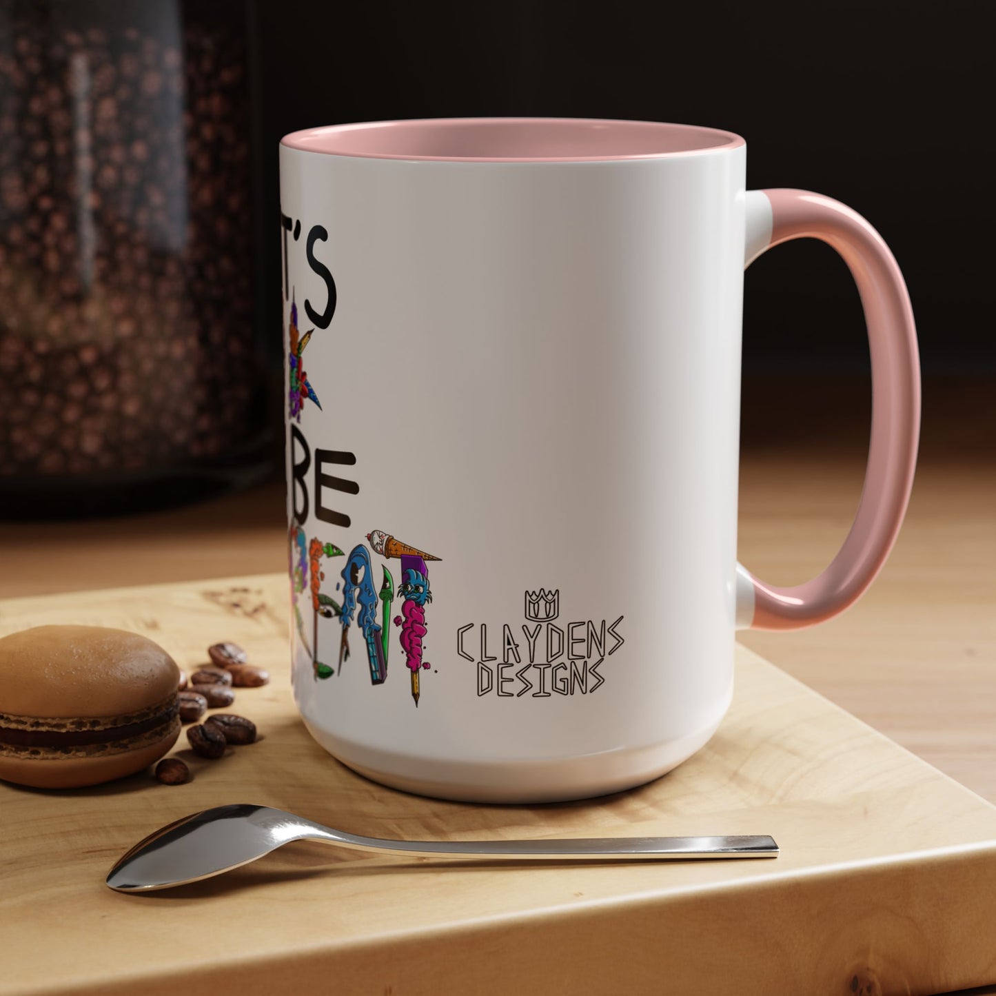 Accent Coffee Mug-Doodle It's OK to be Different
