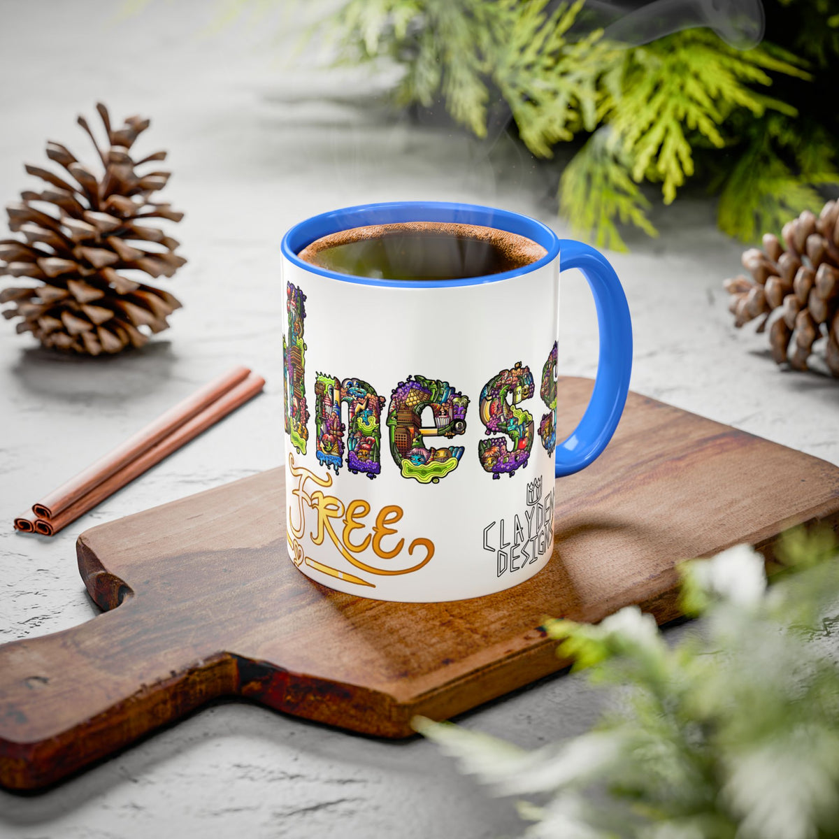 Kindness is Free Colorful Mugs (11oz, 15oz)