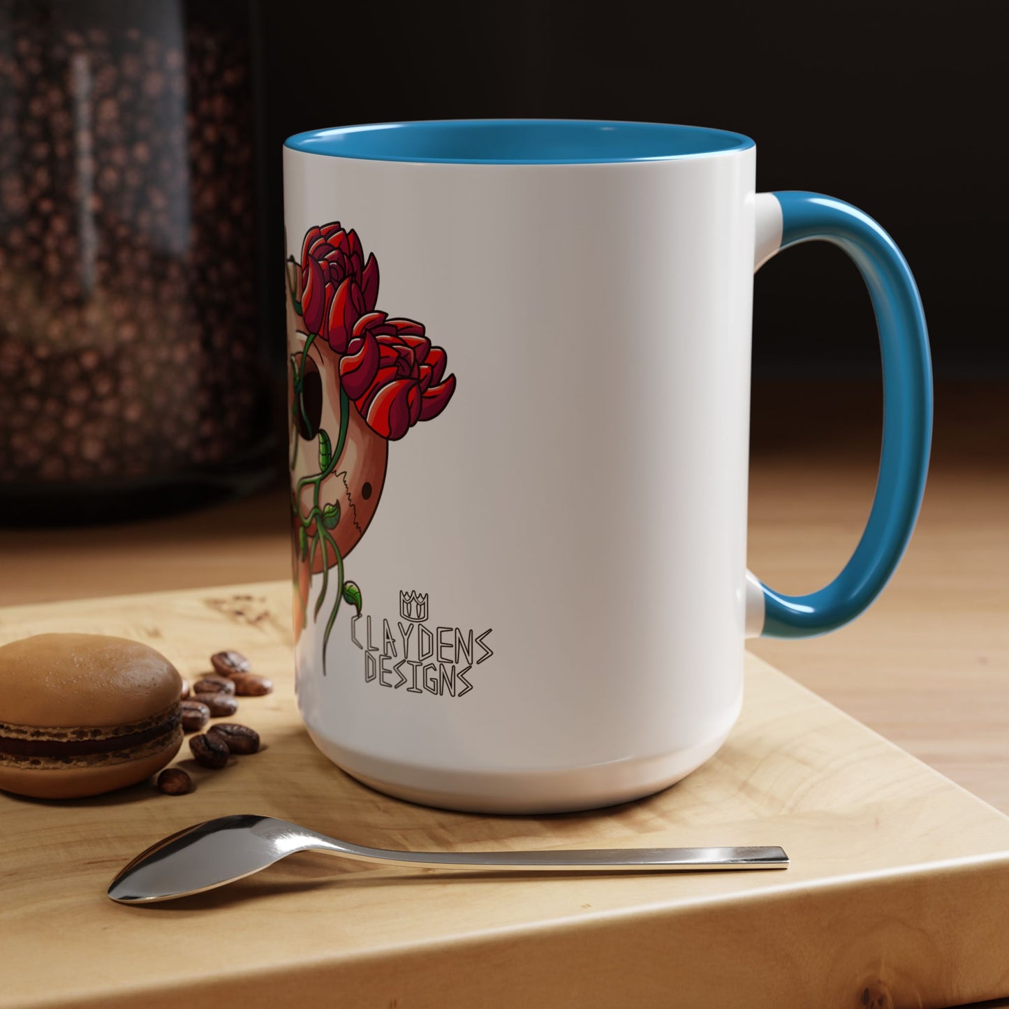Accent Coffee Mug-Skull design