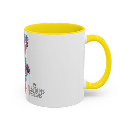 Accent Coffee Mug-Doodle Teddy