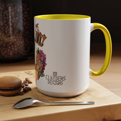 Accent Coffee Mug-Doodle Tattoo