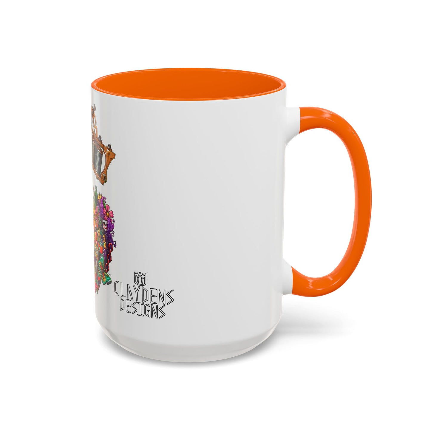 Accent Coffee Mug-Doodle Tattoo