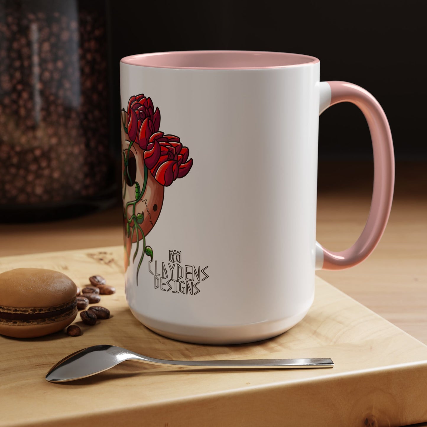 Accent Coffee Mug-Skull design