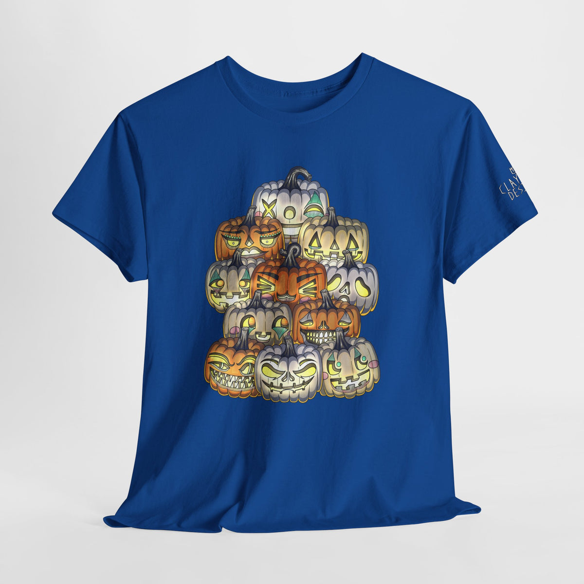 Halloween Pumpkin Unisex Heavy Cotton Tee