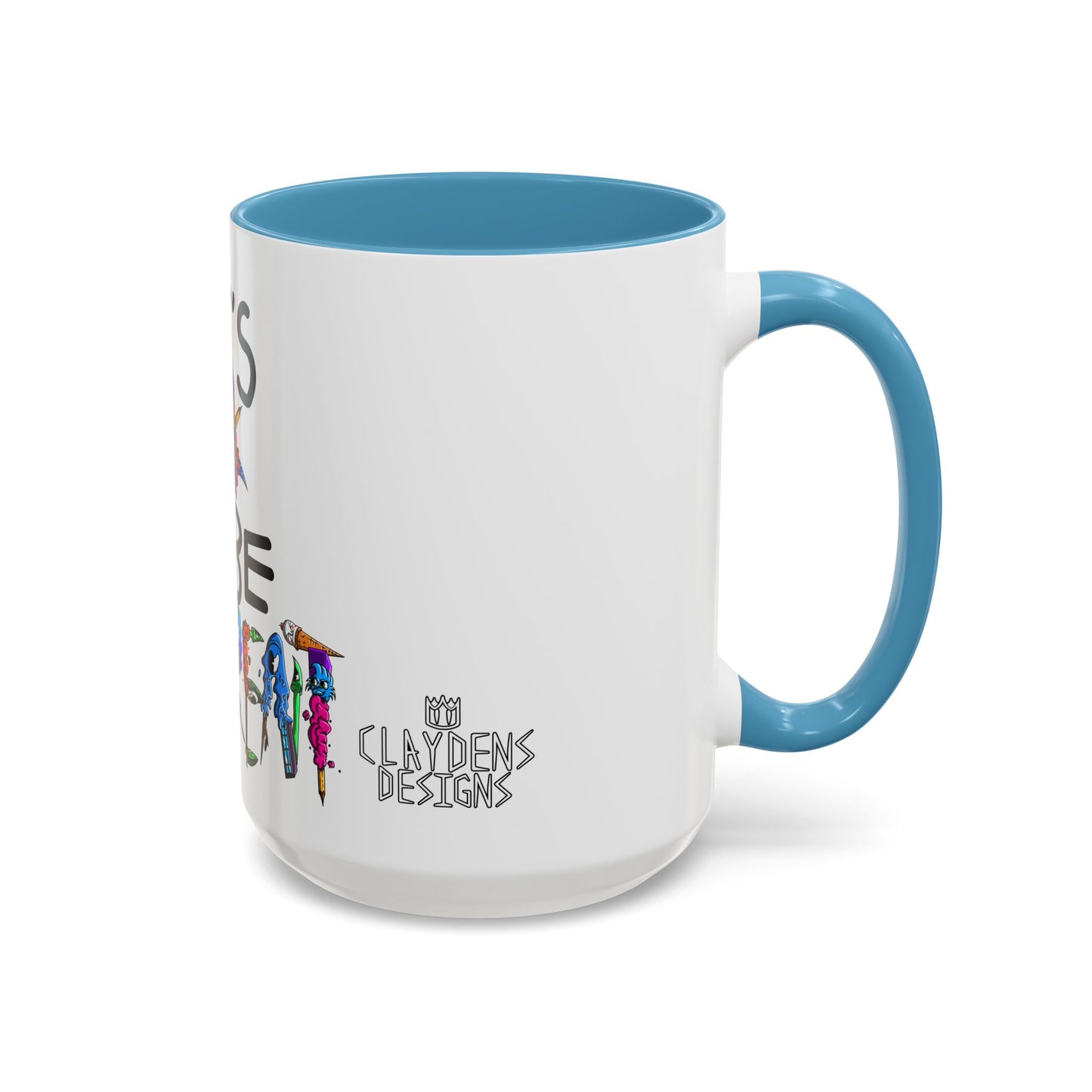 Accent Coffee Mug-Doodle It's OK to be Different