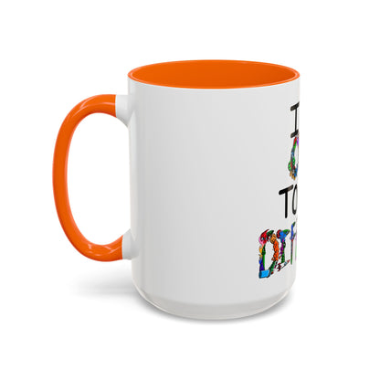 Accent Coffee Mug-Doodle It's OK to be Different