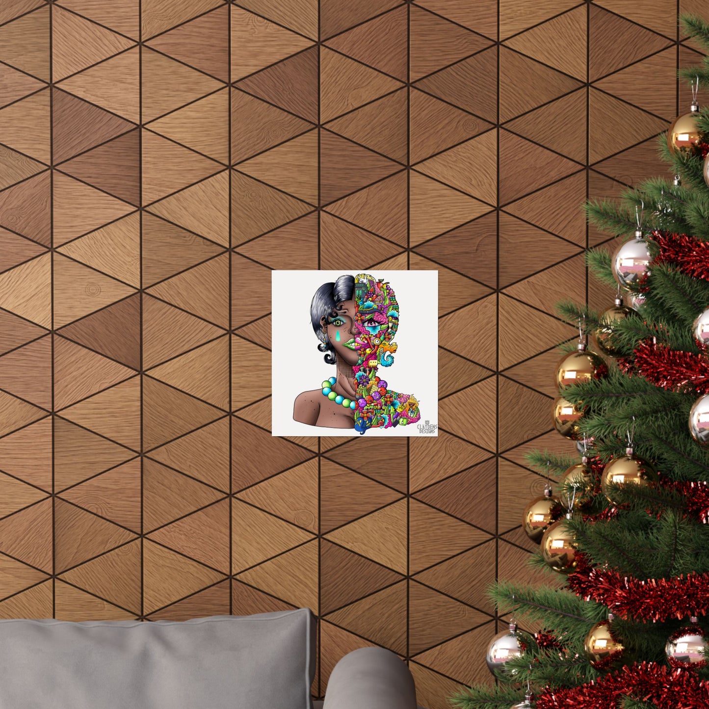 Doodle Girl Poster
