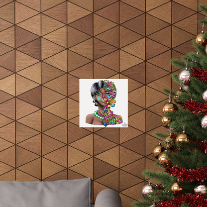 Doodle Girl Poster