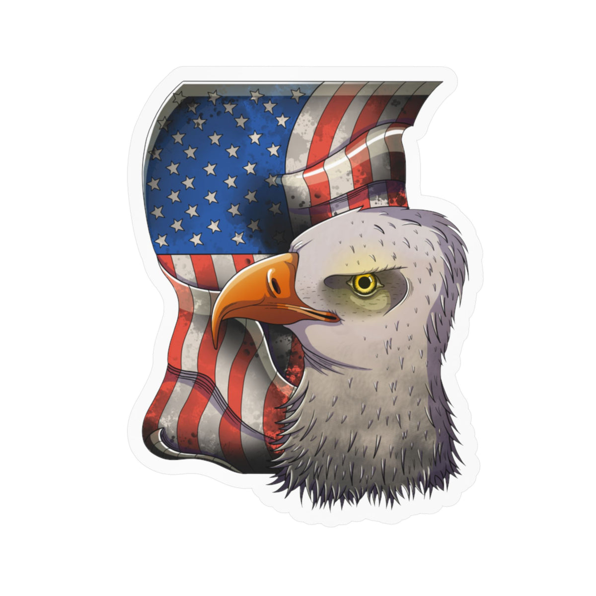 American Eagle Kiss-Cut Vinyl Decals