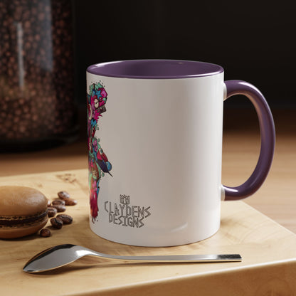 Accent Coffee Mug-Doodle Teddy