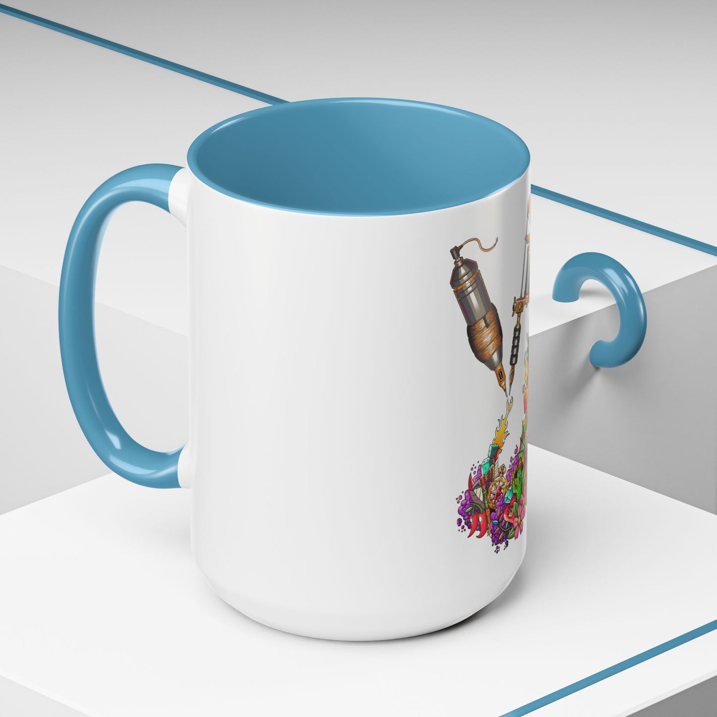 Accent Coffee Mug-Doodle Tattoo