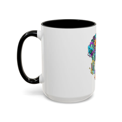 Accent Coffee Mug-Doodle Skull