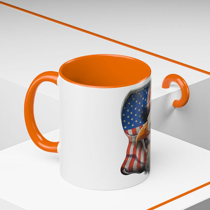 Accent Coffee Mug-American Flag