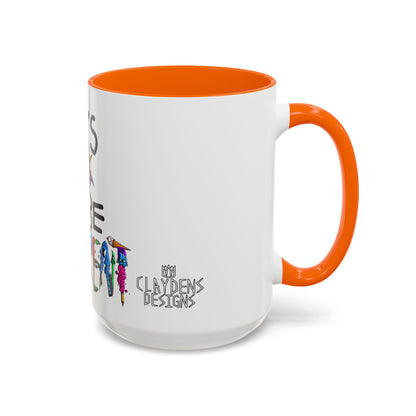 Accent Coffee Mug-Doodle It's OK to be Different