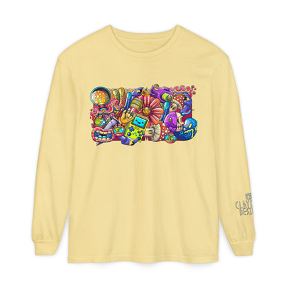 Unisex Garment-dyed Long Sleeve T-Shirt