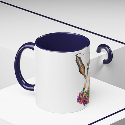 Accent Coffee Mug-Doodle Tattoo