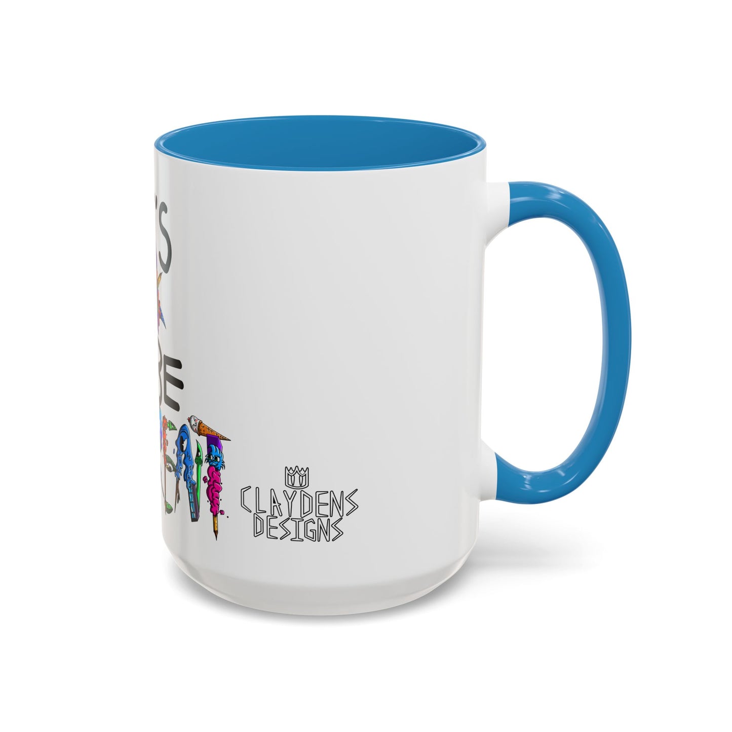 Accent Coffee Mug-Doodle It's OK to be Different