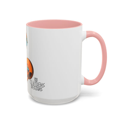 Accent Coffee Mug-Doodle Skull