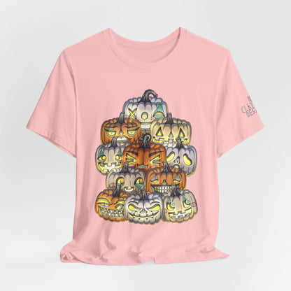 Halloween Pumpkin Unisex Jersey Short Sleeve Tee