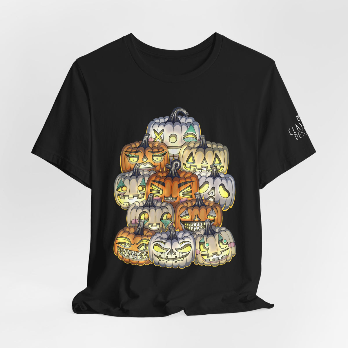Halloween Pumpkin Unisex Jersey Short Sleeve Tee