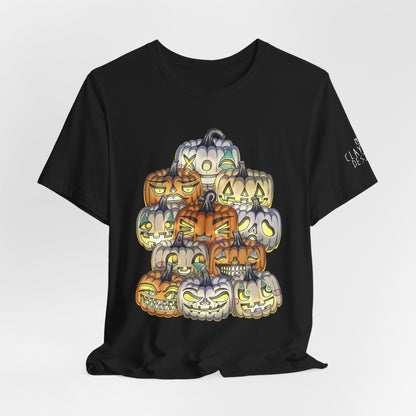 Halloween Pumpkin Unisex Jersey Short Sleeve Tee