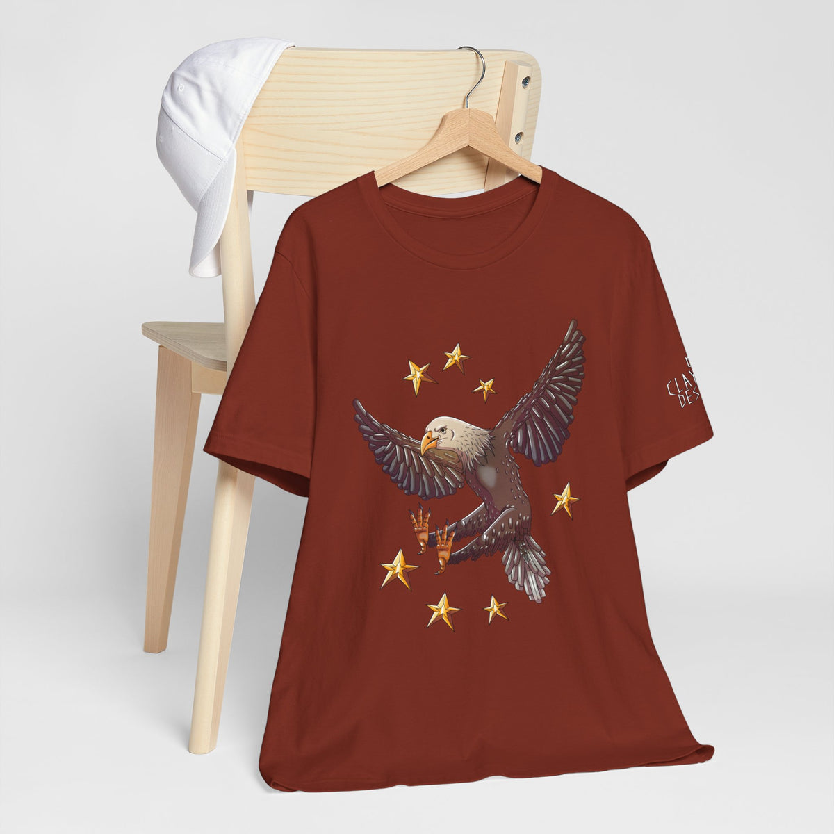 Unisex Jersey Short Sleeve Tee- Eagle