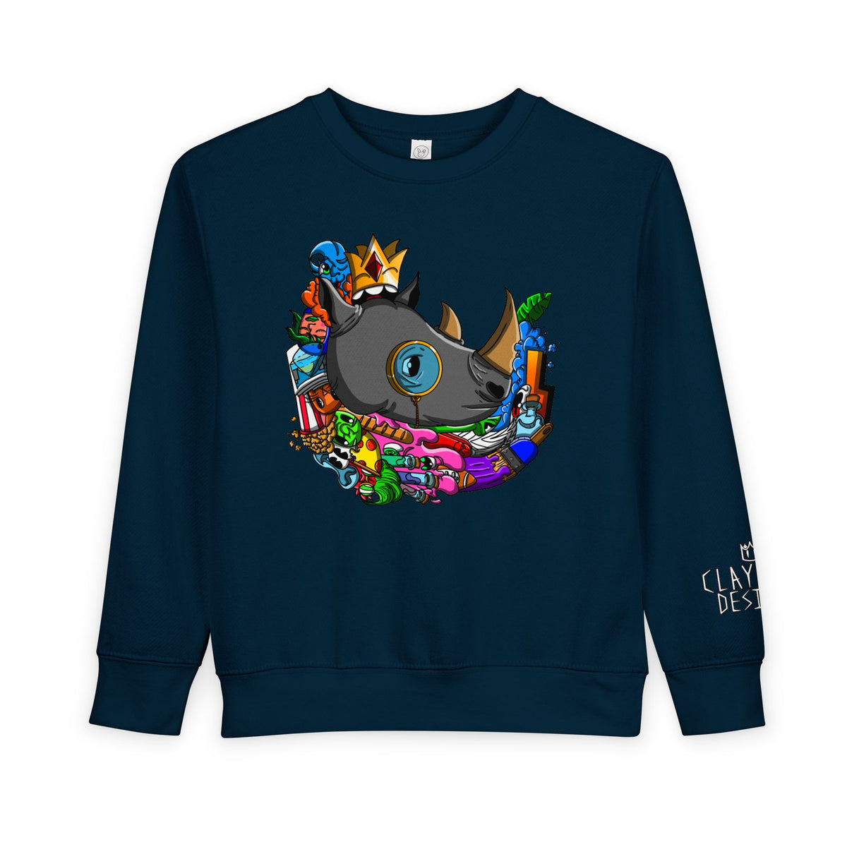 Toddler Sweatshirt-Rhino