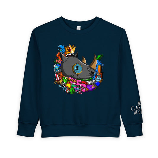 Toddler Sweatshirt-Rhino