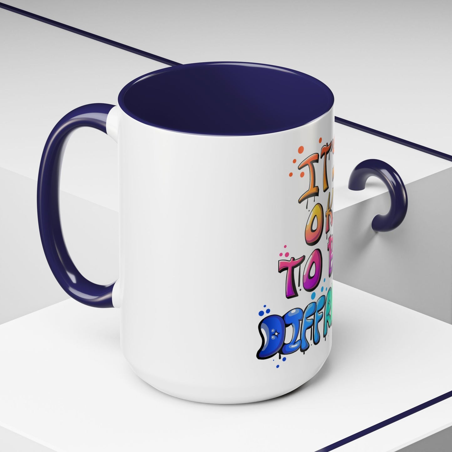 Accent Coffee Mug-Doodle It's OK