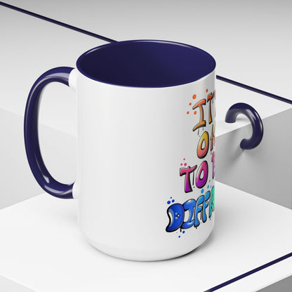 Accent Coffee Mug-Doodle It's OK