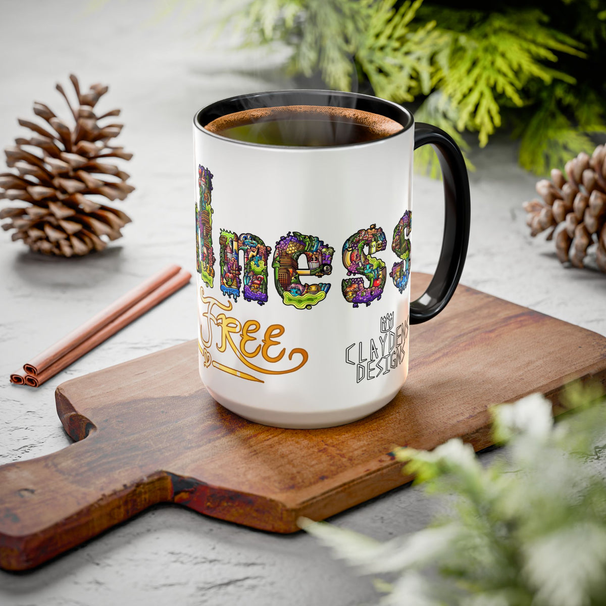 Kindness is Free Colorful Mugs (11oz, 15oz)