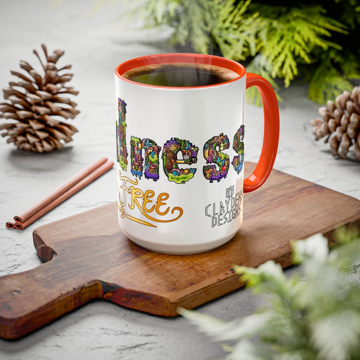 Kindness is Free Colorful Mugs (11oz, 15oz)