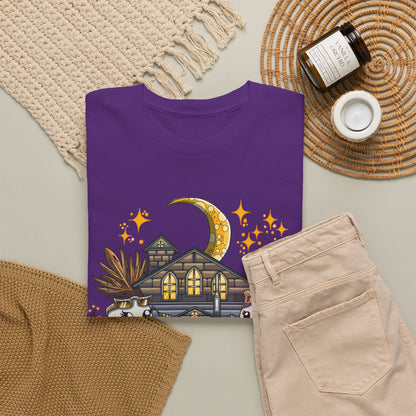 Adult Halloween Pumpkin Unisex Heavy Cotton Tee